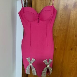 NEVER WORN SHEIN CRYSTAL EMBELLISHED MINI DRESS